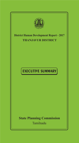 Executive Summary Book Thanjavur.Pmd