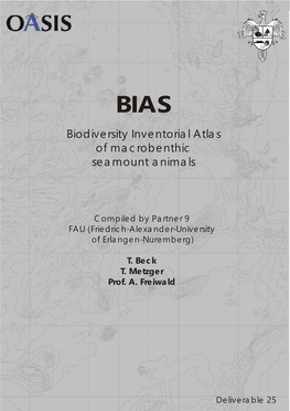 Biodiversity Inventorial Atlas of Macrobenthic Seamount Animals