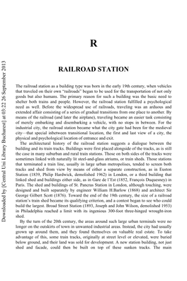 Railroad Station