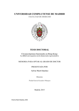 Tesis Doctoral Circunscripciones Funcionales