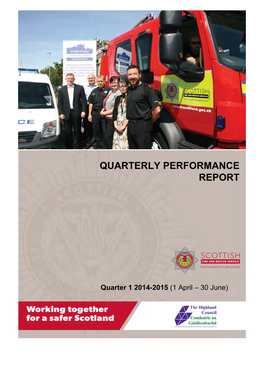 Fire and Rescue Service Quarterly Performance Report