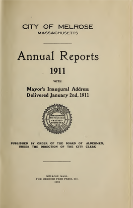 City of Melrose Annual Report