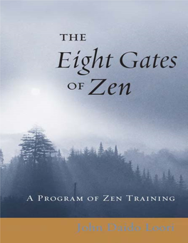 THE EIGHT GATES of ZEN a Program of Zen Training