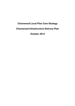 Charnwood Infrastructure Delivery Plan