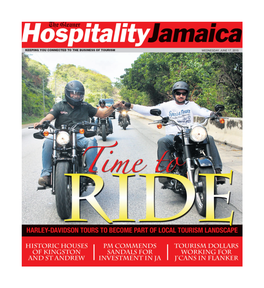 Harley-Davidson to Offer Tours in Ja