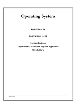 Operating System 3Rd