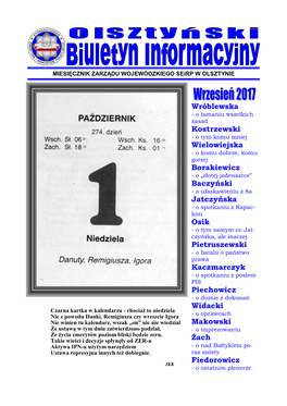 Wróblewska Kostrzewski Wielowiejska Borakiewicz Baczyński Jatczyńska Osik Pietruszewski Kaczmarczyk Piechowicz Widacki Makows