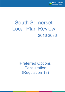 South Somerset Local Plan Review 2016-2036