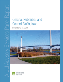Omaha, Nebraska, and Council Bluffs, Iowa Activating the Missouri Riverfront