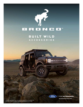 Bronco Accessories Catalog