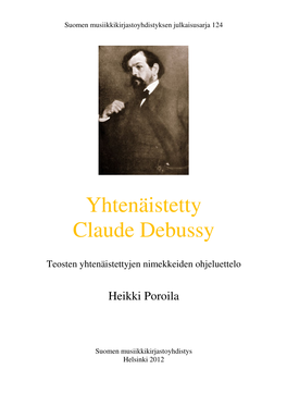 Yhtenäistetty Claude Debussy