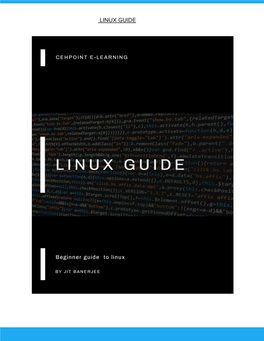 Linux Guide Contents