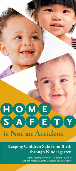 Home Safety Is Not an Accident Keeping Children Safe from Birth Through Kindergarten