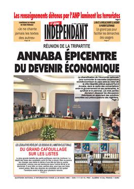 Annaba Épicentre Du Devenir Économique