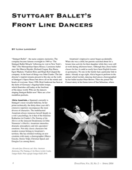 Stuttgart Ballet's Front Line Dancers
