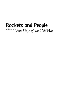 Rockets and People