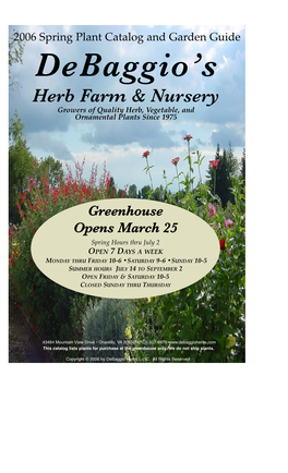 Herb Farm & Nursery