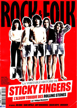 Rock & Folk N°575, Juillet 2015