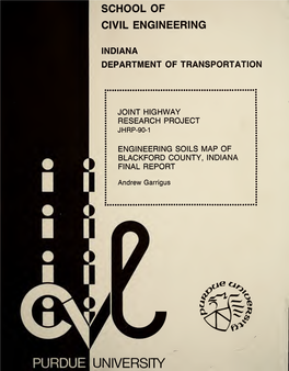 Engineering Soils Map of Blackford County, Indiana Final Report