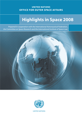 Highlights in Space 2008