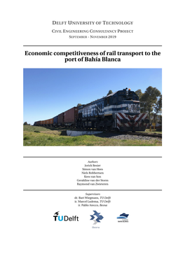 Economic Competitiveness of Rail Transport to the Port of Bahía Blanca