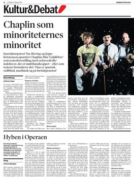 Chaplin Som Minoriteternes Minoritet