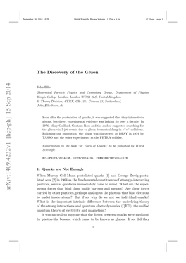 Arxiv:1409.4232V1 [Hep-Ph] 15 Sep 2014