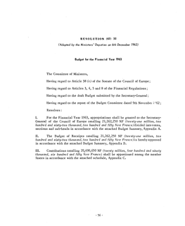 The Committee of Ministers, Having Regard to Article 38