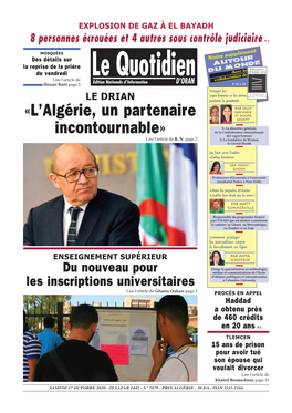 Pdf Le Quotidien D Oran