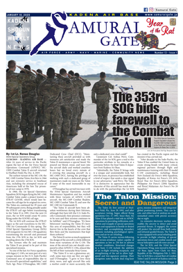 The 353Rd SOG Bids Farewell to the Combat Talon II the 353Rd SOG