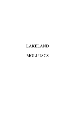Lakeland Molluscs
