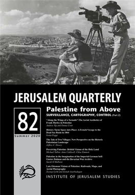Palestine from Above SURVEILLANCE, CARTOGRAPHY, CONTROL (Part 2)