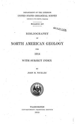 North American Geology