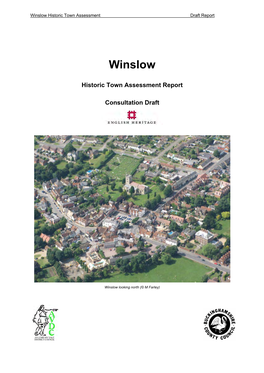 Winslow Historic Town Assessment Draft Report