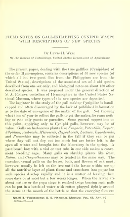 Proceedings of the United States National Museum