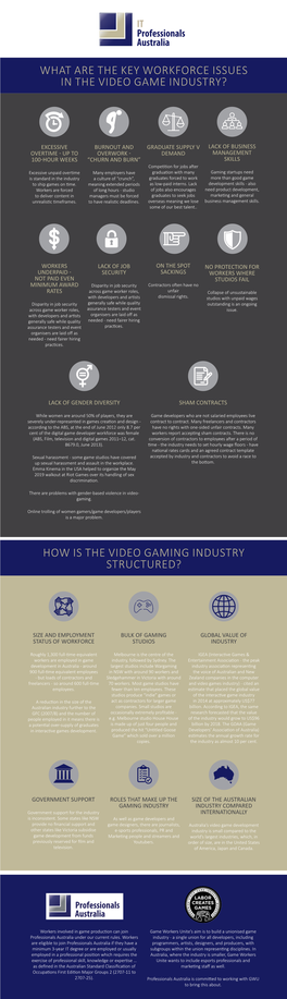 What Are the Key Workforce Issues in the Video Game Industry?