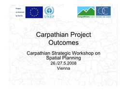 Carpathian Project Outcomes