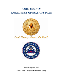 Cobb County Emergency Operations Plan