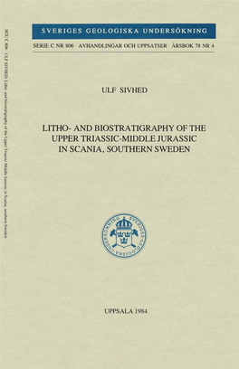 Litho- and Biostratigraphy of the Upper Triassic–Middle Jurassic in Scania, Southern Sweden