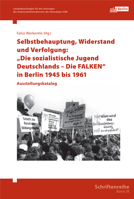 Die Sozialistische Jugend Deutschlands – Die FALKEN“ in Berlin Bis 1961 1945