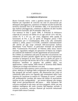 Processo Contrada) - Rosario Spatola Ha Riferito Di Non Conoscere Il Cancemi