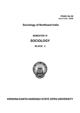 Sociology of Northeast India