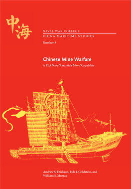 Chinese Mine Warfare a PLA Navy ‘Assassin’S Mace’ Capability