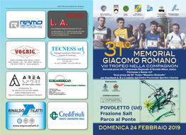 31°Memorial Giacomo Romano