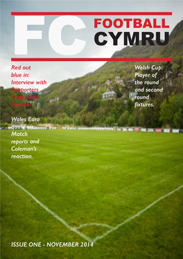 FOOTBALL FC CYMRU Red out Welsh Cup: Blue In: Player of Interview with the Round Supporters and Second Trust Board Round Member