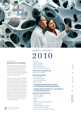 Bayer Annual Report 2010