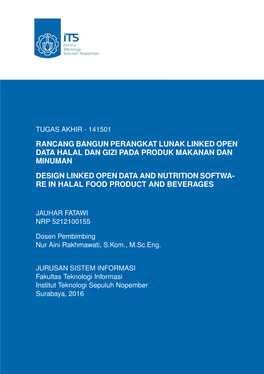 Rancang Bangun Perangkat Lunak Linked Open Data