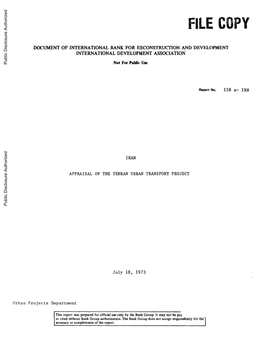 World Bank Document