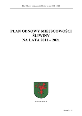 Plan Odnowy Miejscowości Rukosin