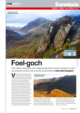 Foel-Goch KATE WORTHINGTON KATE Two Valleys, Two Peaks, One Intriguing Day